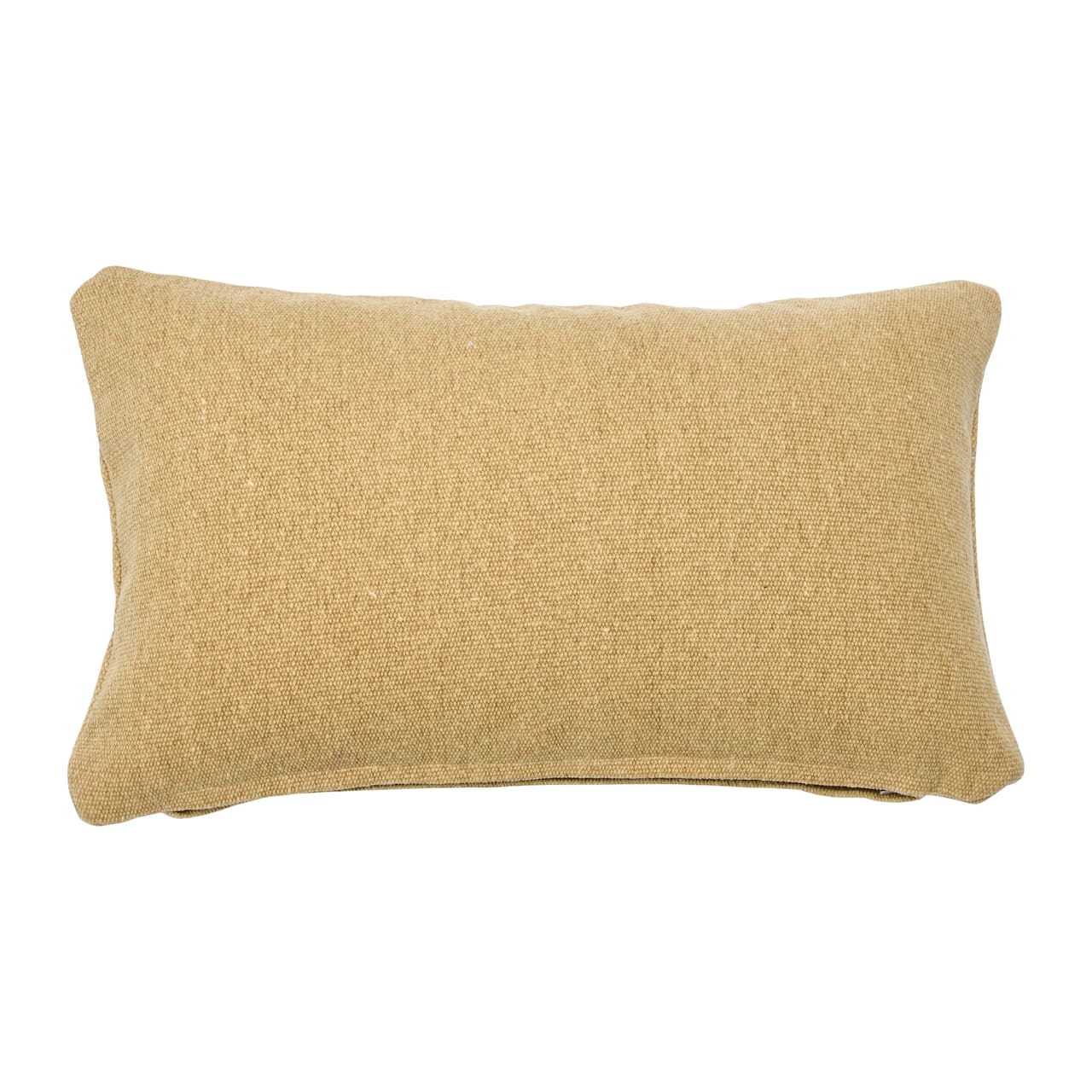 Hello Honey® Tan Woven Canvas Lumbar Pillow Cover